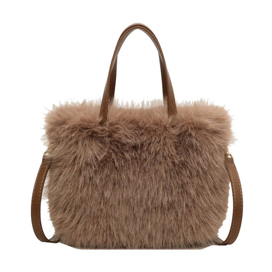 Sac fourrure de renard pour femme