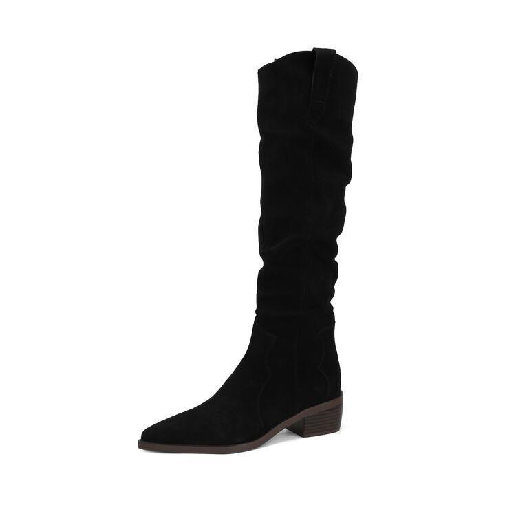 Bottes hautes à talon pour femme