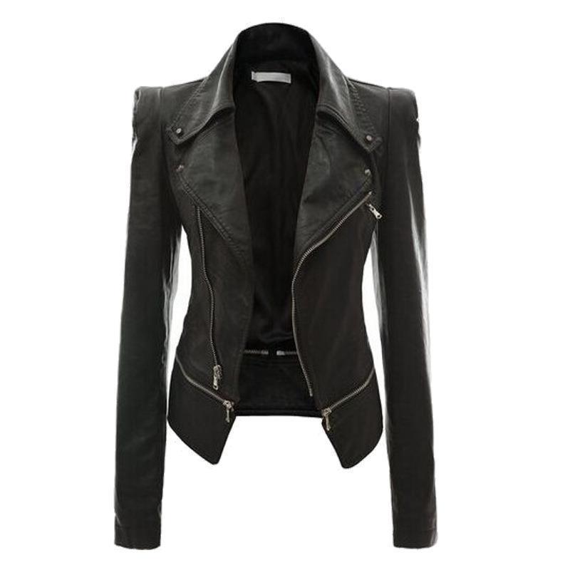 Veste en cuir pour moto